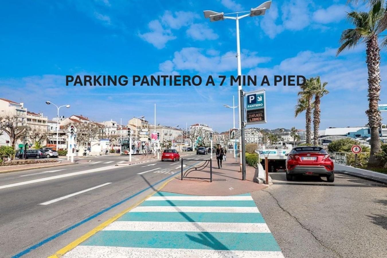 Studio Lumineux 200 M Des Plages A0B192 Cannes Exteriör bild