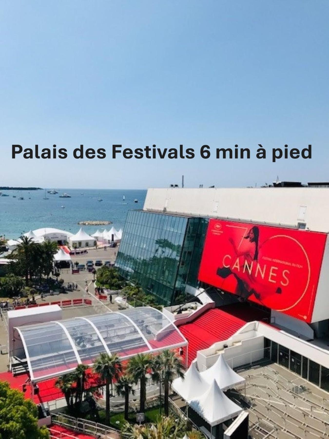 Studio Lumineux 200 M Des Plages A0B192 Cannes Exteriör bild